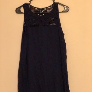 Navy blue dress